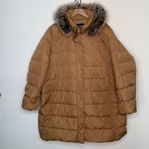Lands' End Plus Size 3X Women's Down Winter Coat Insulated Puffer - Picture 1 of 10